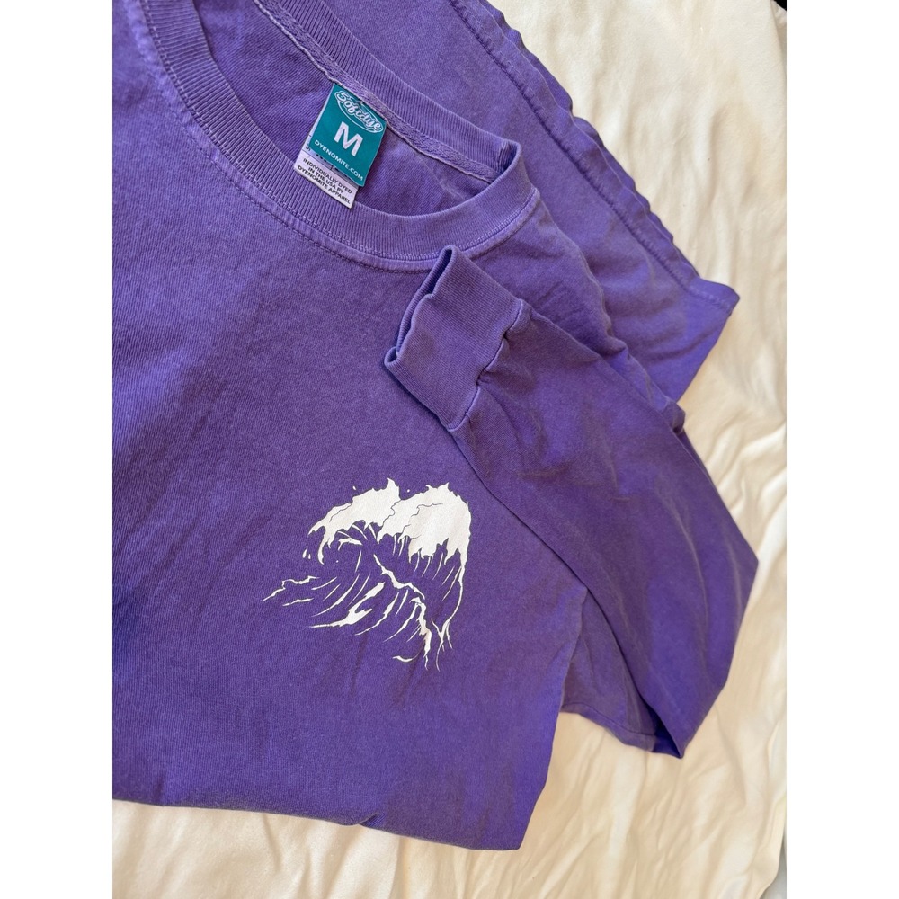 Limited Edition Fall Out Boy Mania Tour Long Sleeve Purple Wave Graphic Mens M